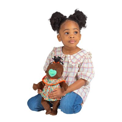 Baby Stella Doll - Brown with Black Wavy Tuft by Manhattan Toy - Image 9