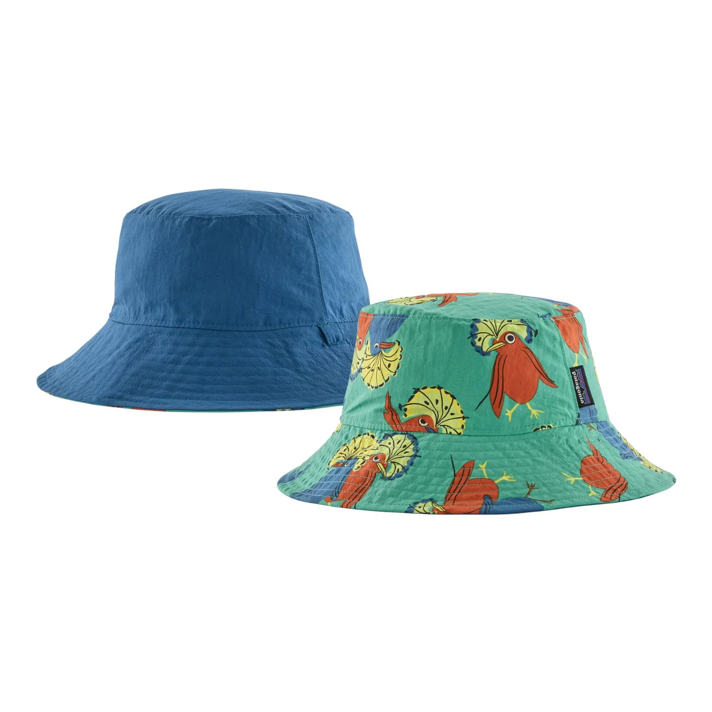 Baby Sun Bucket Hat - Royal Fren: Aqua Stone by Patagonia