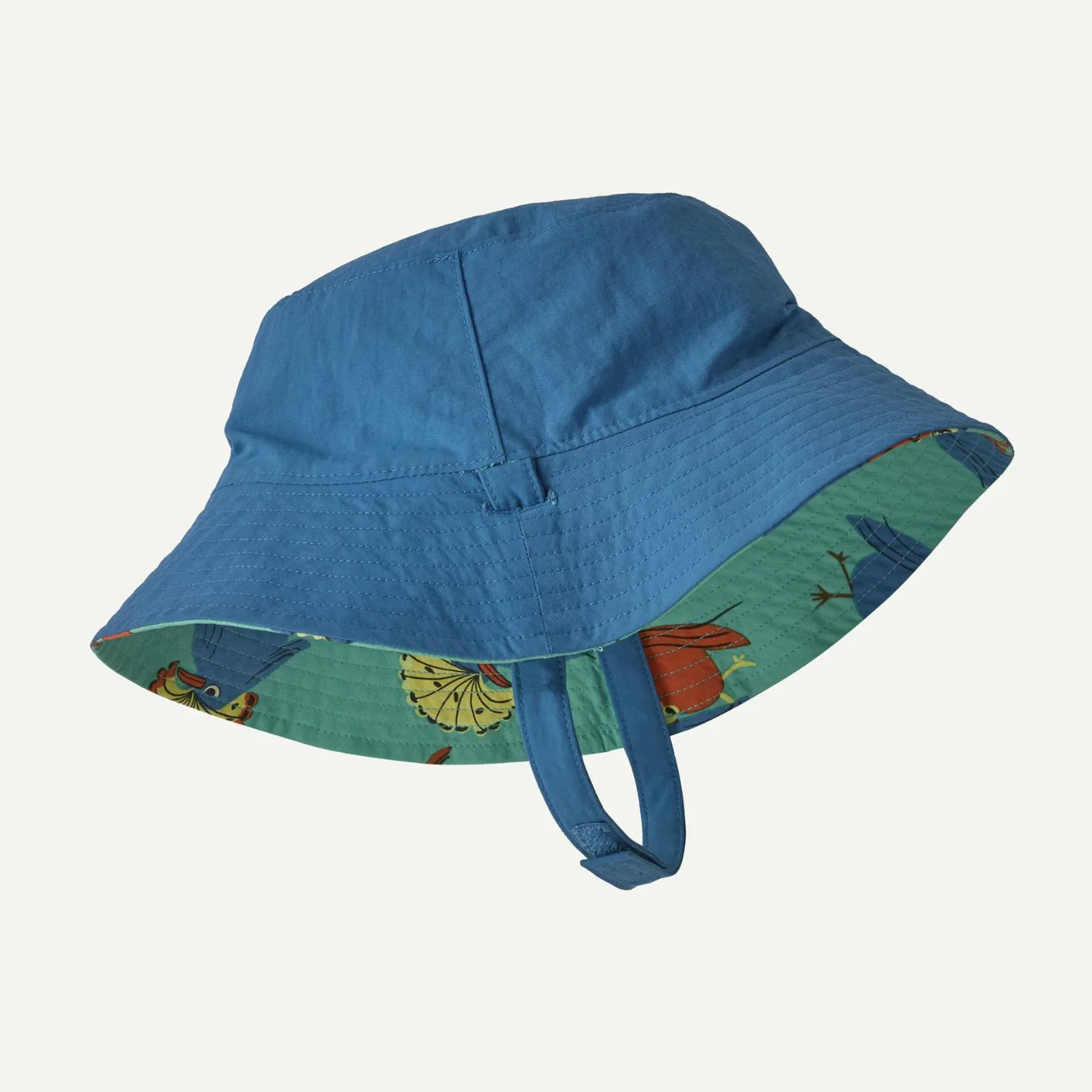 Baby Sun Bucket Hat - Royal Fren: Aqua Stone by Patagonia - Image 3