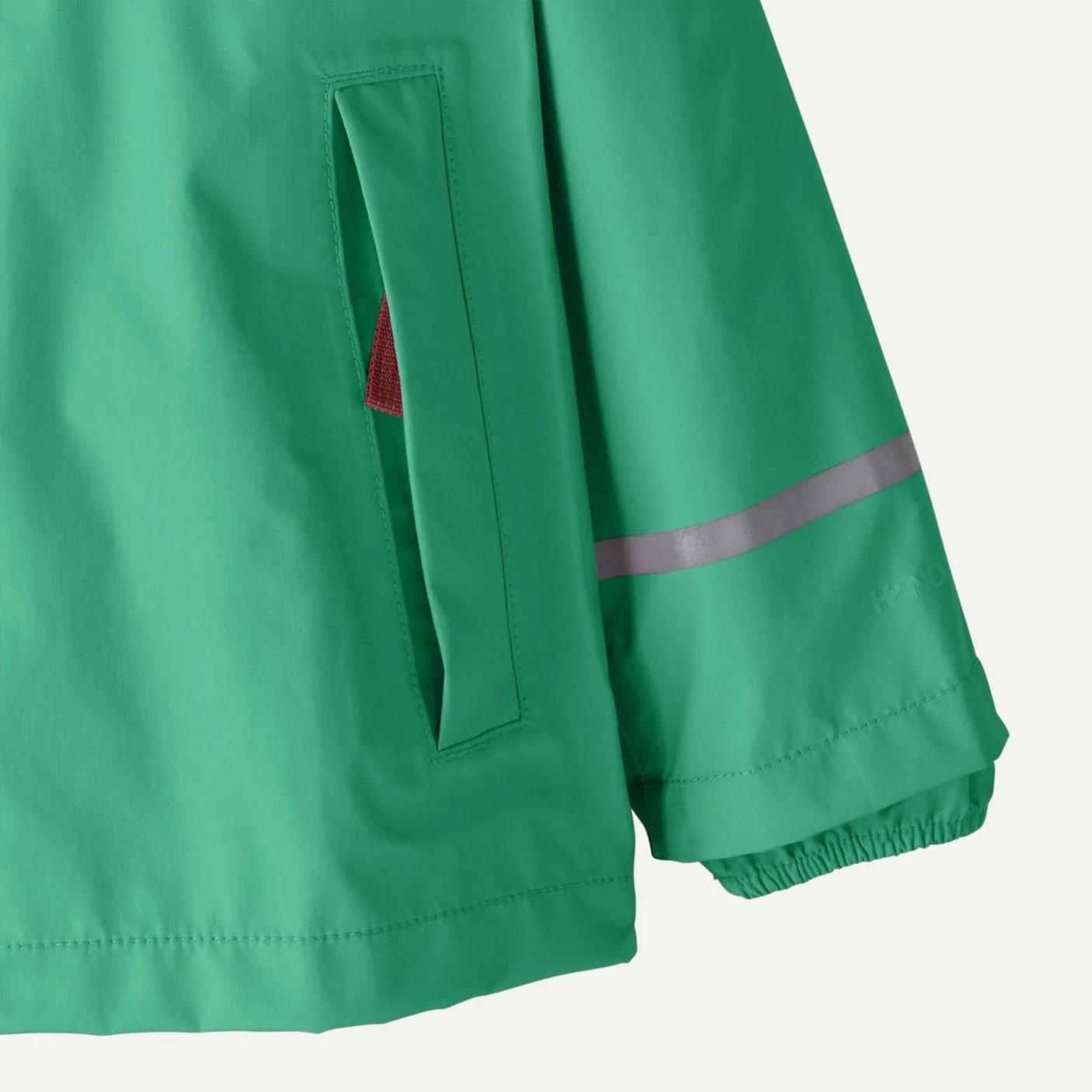 Baby Torrentshell 3L Rain Jacket - Aqua Stone by Patagonia - Image 4