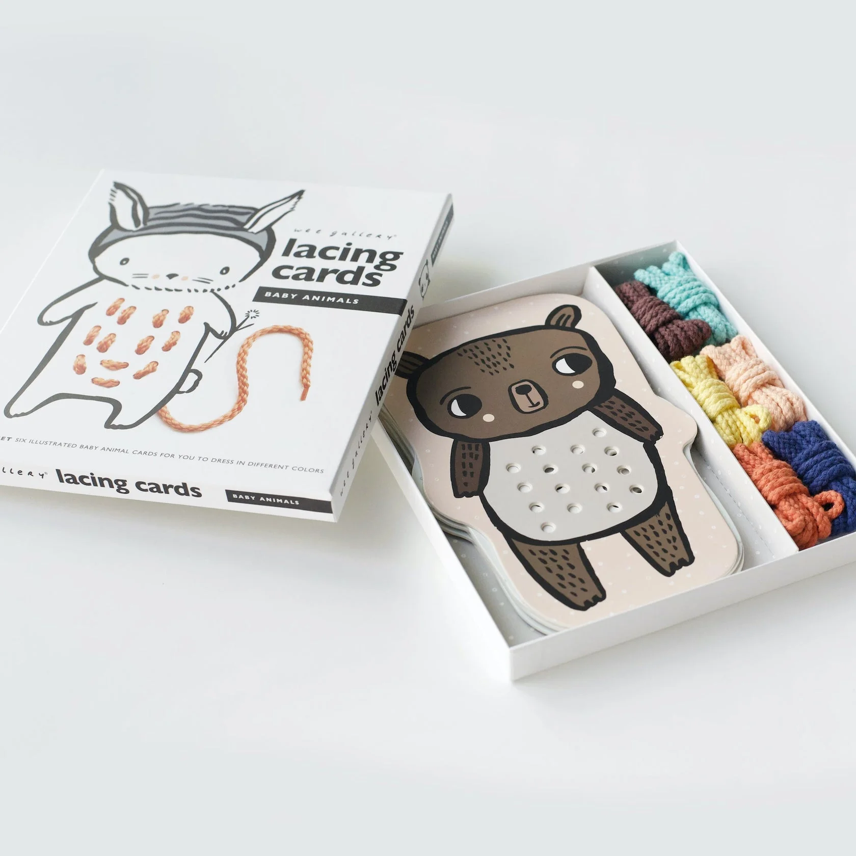 Lacing Cards - Baby Animals by Wee Gallery - Image 7