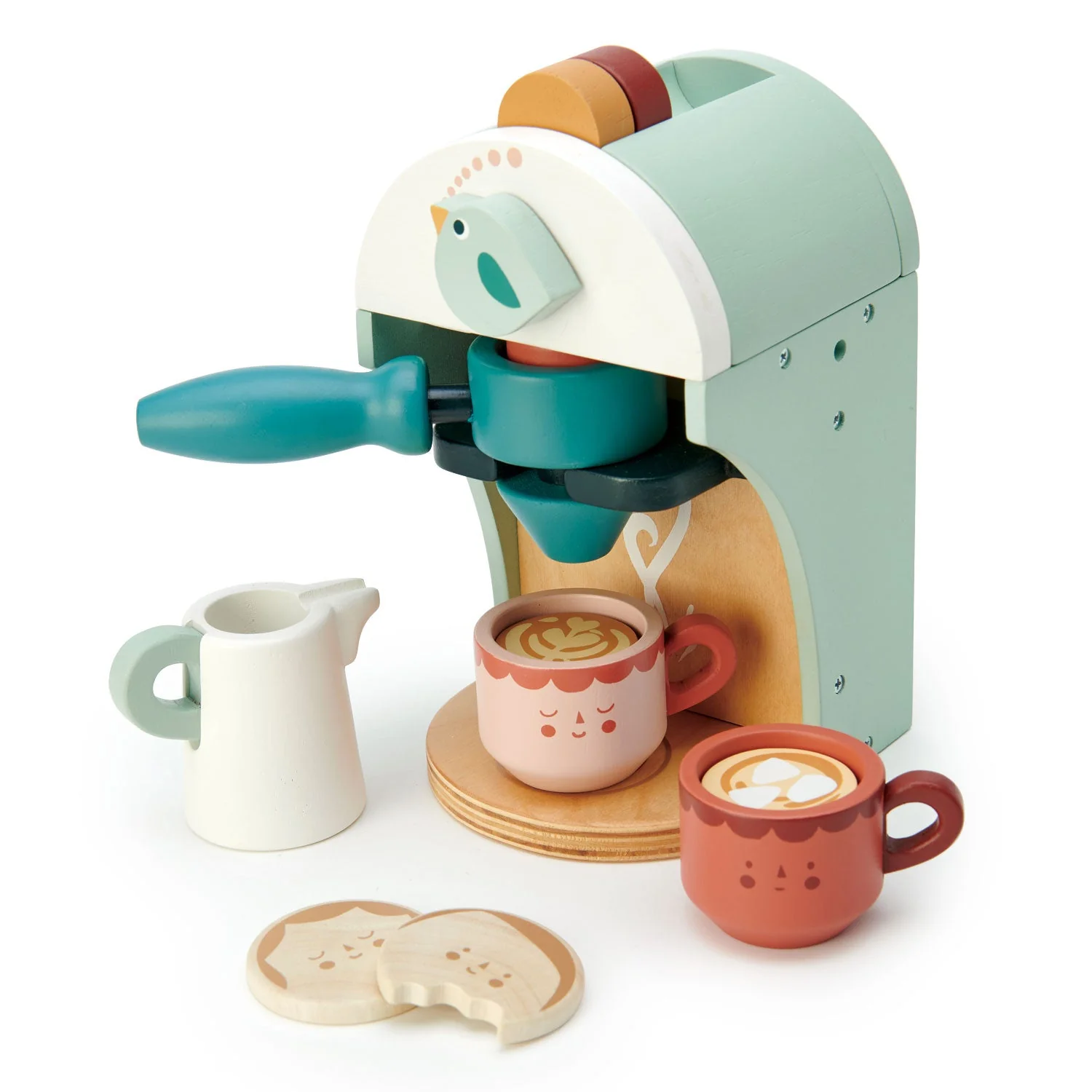 Babyccino Maker Wooden Toy Set by Tender Leaf Toys - Image 2