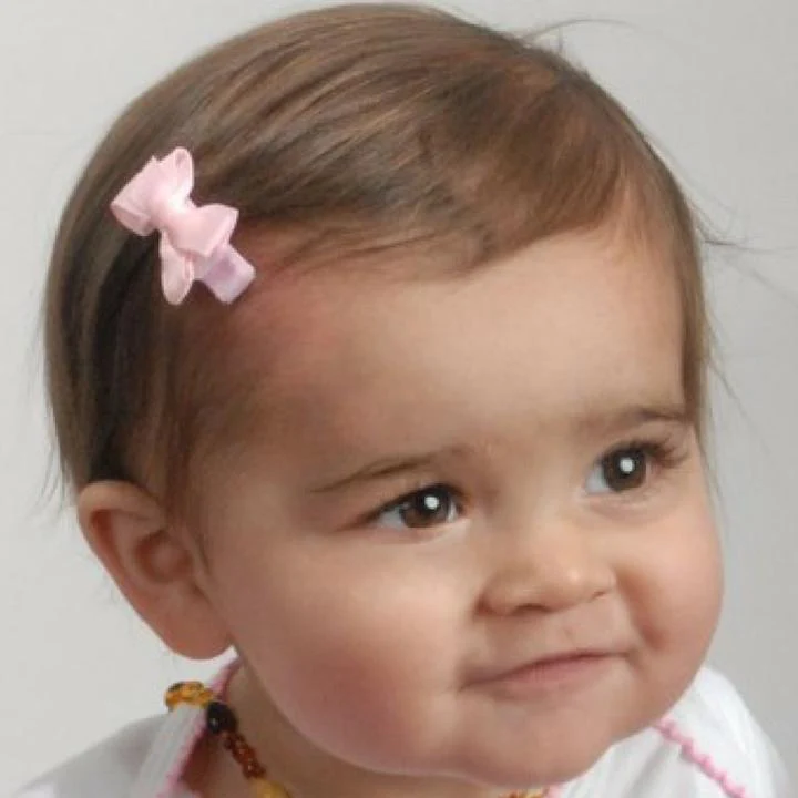 Baby's First Hair Clip Gift Set - White + Cream + Pink by No Slippy Hair Clippy - Image 2