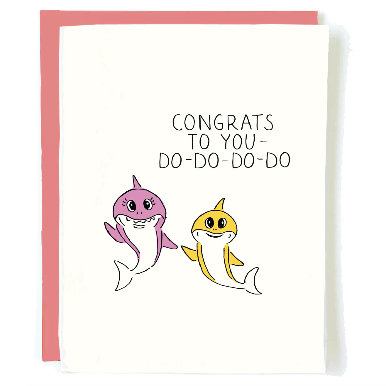 Baby Shark Pregnancy Card by Pop + Paper