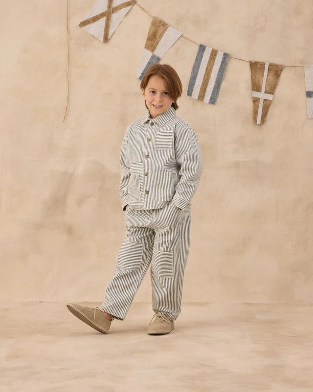 Baggy Pant - Railroad Stripe by Rylee + Cru - Image 2