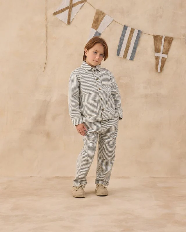 Baggy Pant - Railroad Stripe by Rylee + Cru - Image 3