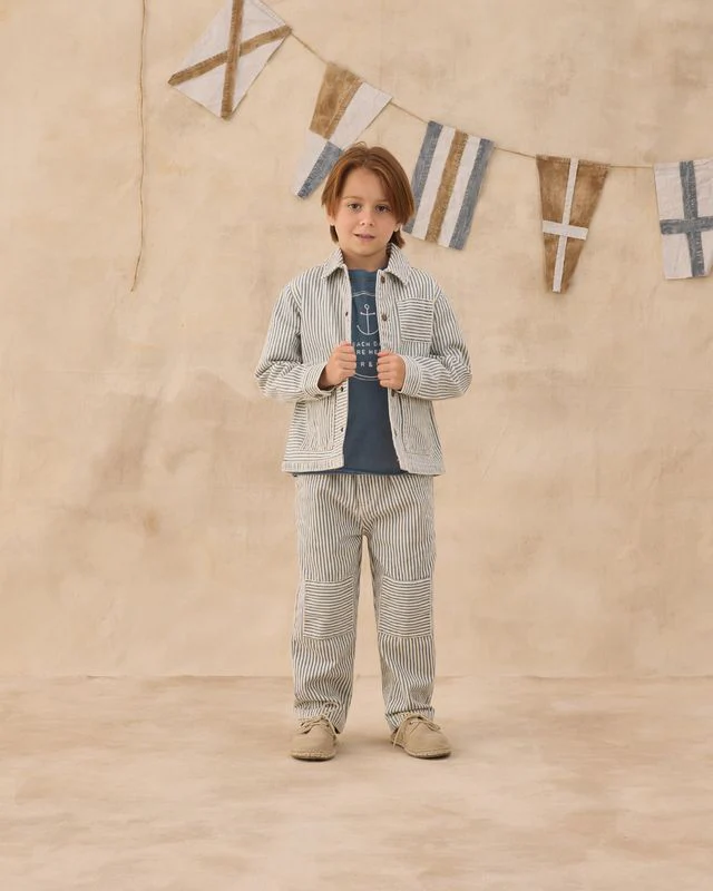 Baggy Pant - Railroad Stripe by Rylee + Cru - Image 7