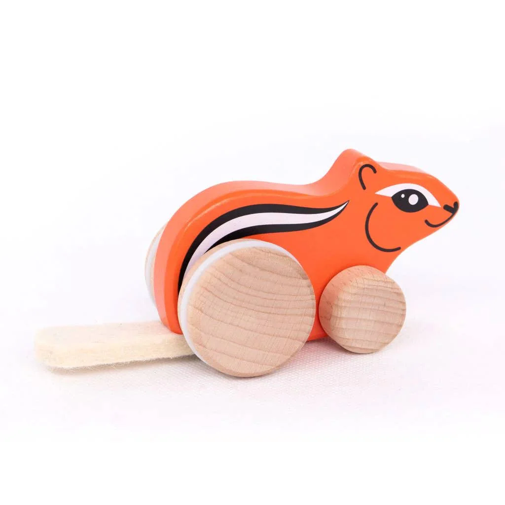 Bajo Zenek the Chipmunk Wooden Toy by Little Poland Gallery