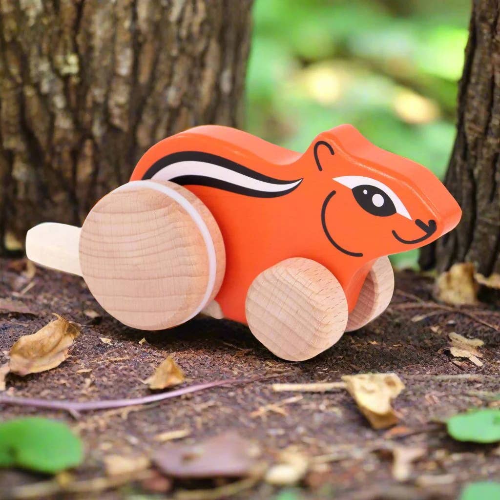 Bajo Zenek the Chipmunk Wooden Toy by Little Poland Gallery - Image 2