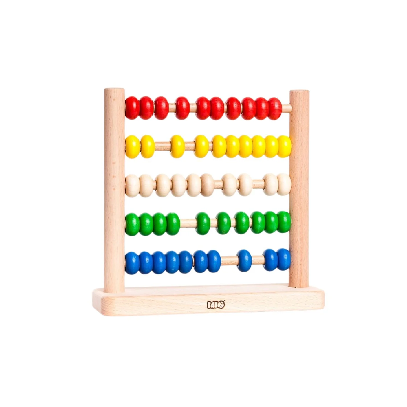 Bajo Abacus 50 Wooden Toy by Little Poland Gallery