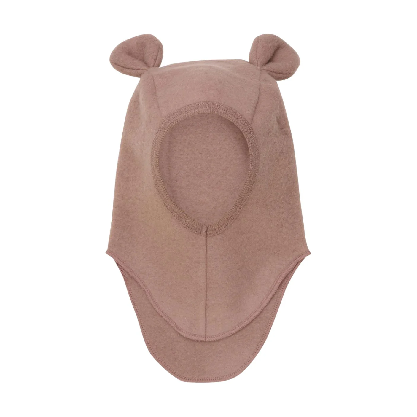 Balaclava Ears Wool Fleece - Burlwood by Huttelihut