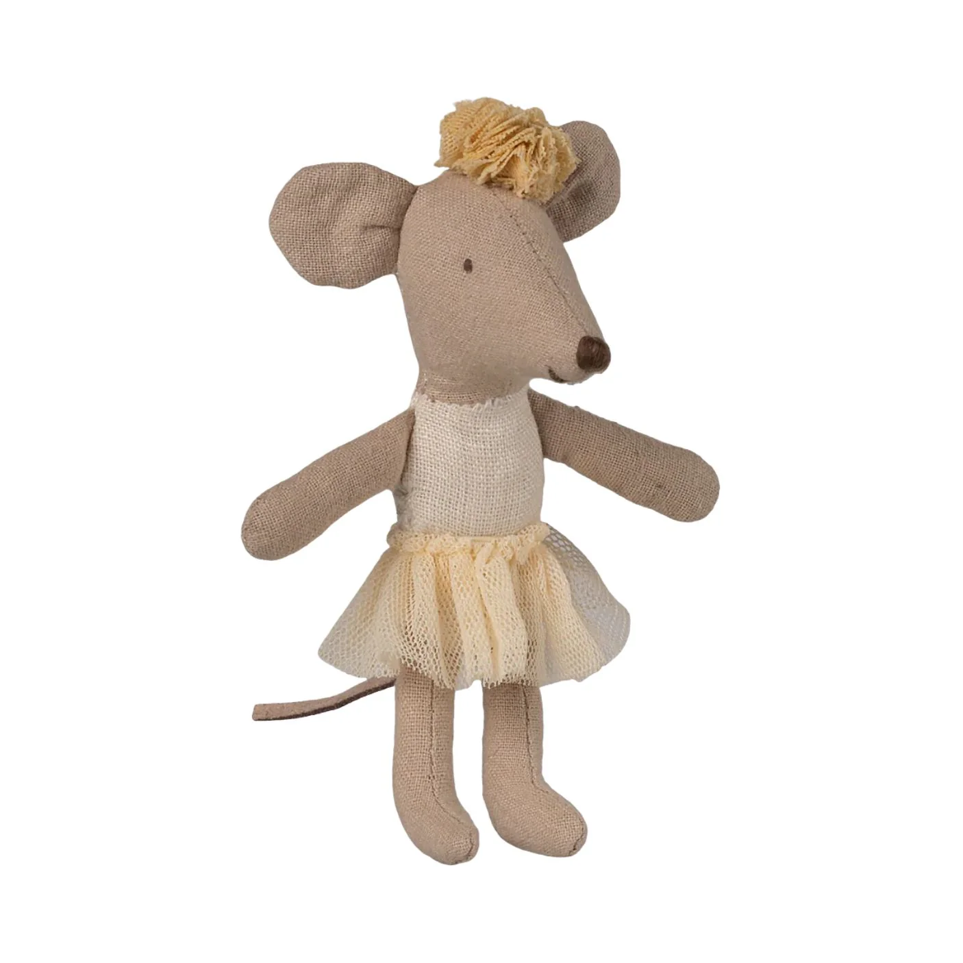 Ballerina Mouse, Little Sister - Off White by Maileg