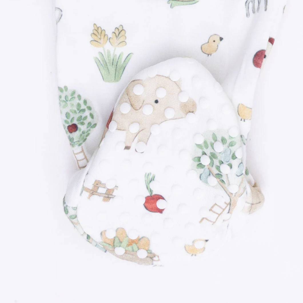 Bamboo 2 Way Zipper Footie - Cute Farm Animals by Angel Dear - FINAL SALE - Image 6