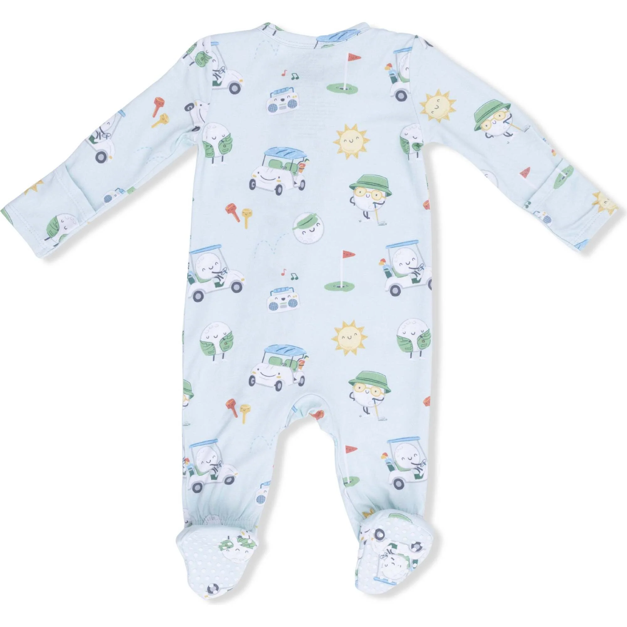 Bamboo 2 Way Zipper Footie - Golf Pros by Angel Dear - Image 3