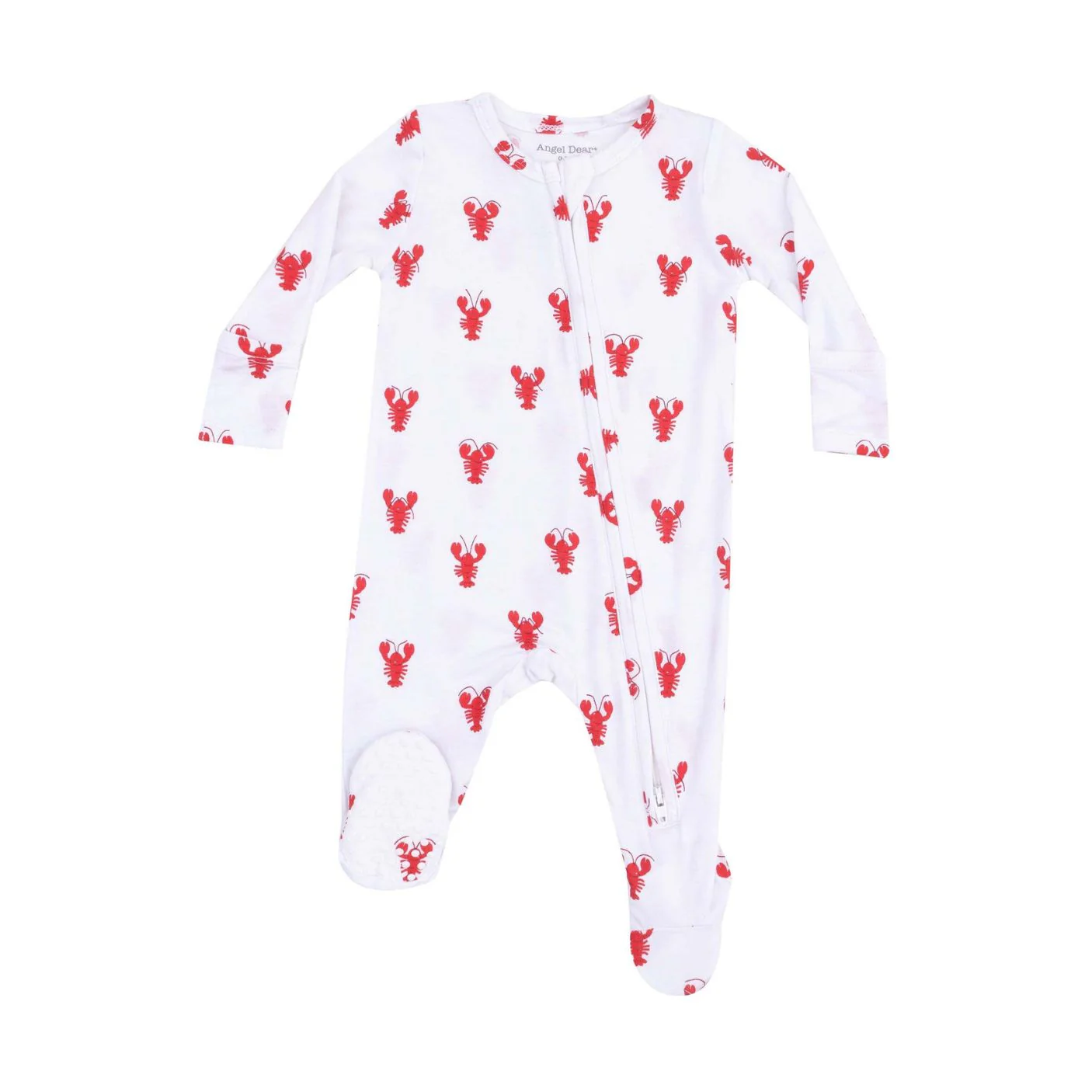 Bamboo 2 Way Zipper Footie - Lobsters by Angel Dear