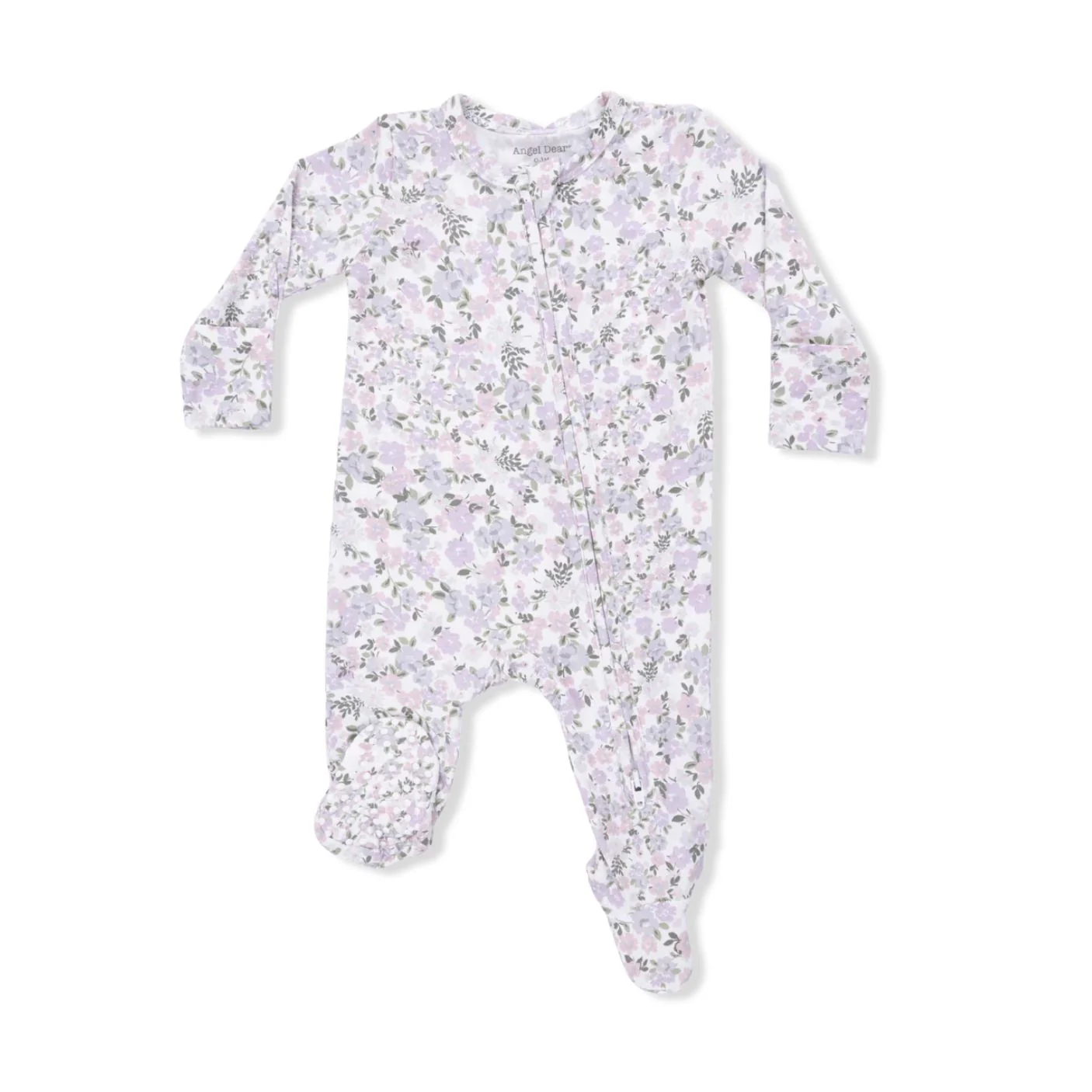 Bamboo 2 Way Zipper Footie - Shannon Floral by Angel Dear - FINAL SALE