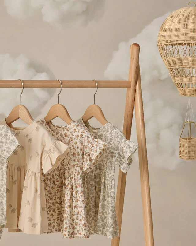 Bamboo Babydoll Dress - Wildflower by Quincy Mae - Image 10