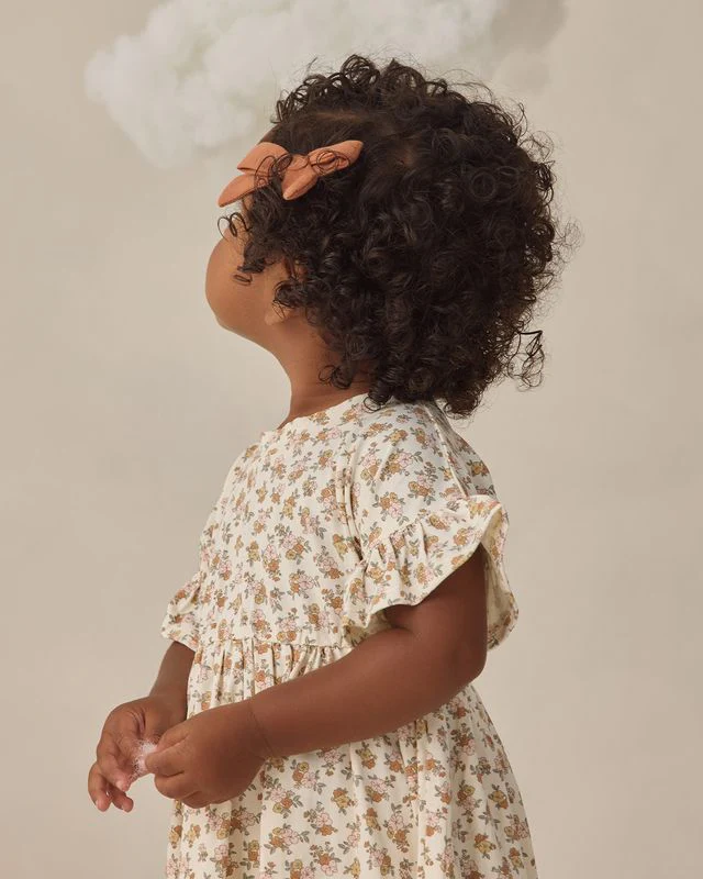 Bamboo Babydoll Dress - Wildflower by Quincy Mae - Image 3