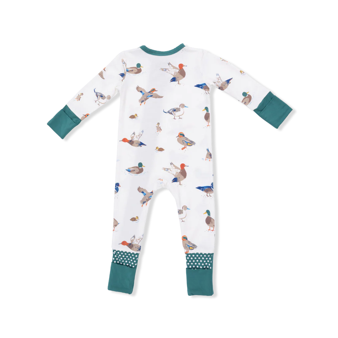 Bamboo Convertible Romper - Ducks by Angel Dear - Image 3