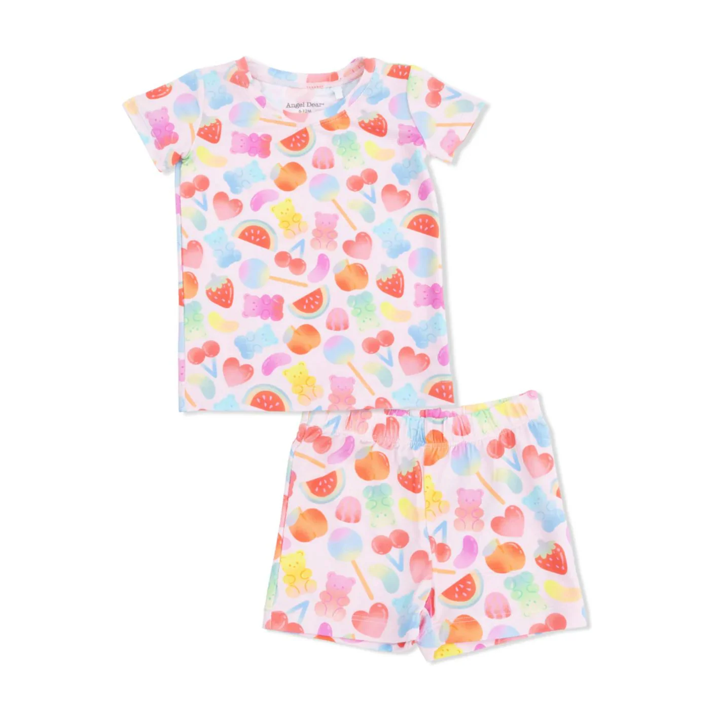Bamboo Lounge Wear Short Set - Gummy Bears by Angel Dear