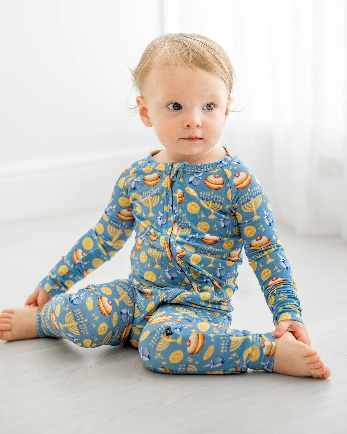 Bamboo "Poppy" Convertible Romper - Simon by Lev Baby FINAL SALE - FINAL SALE - Image 3