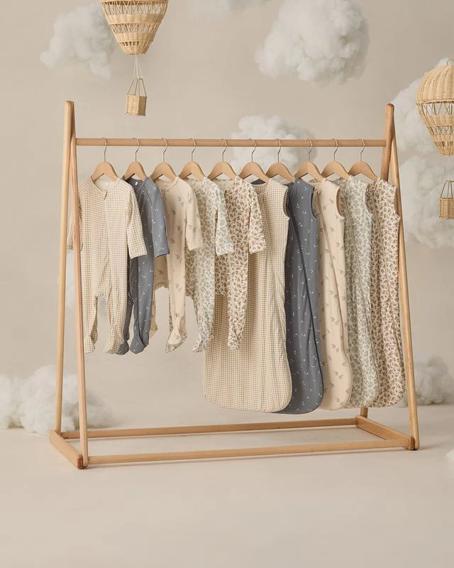 Bamboo Zip Footie - Wildflower by Quincy Mae - Image 10