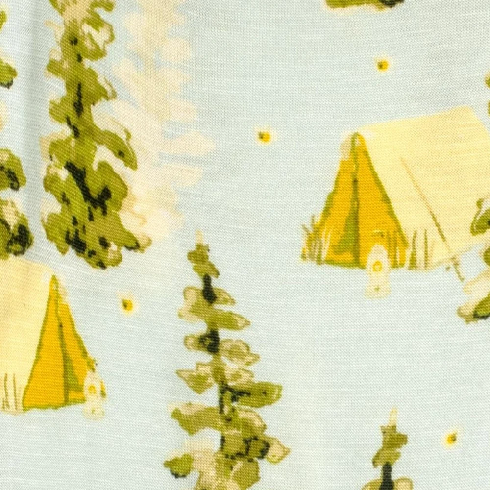 Bamboo Zipper Pajama - Camping by Milkbarn - Image 2