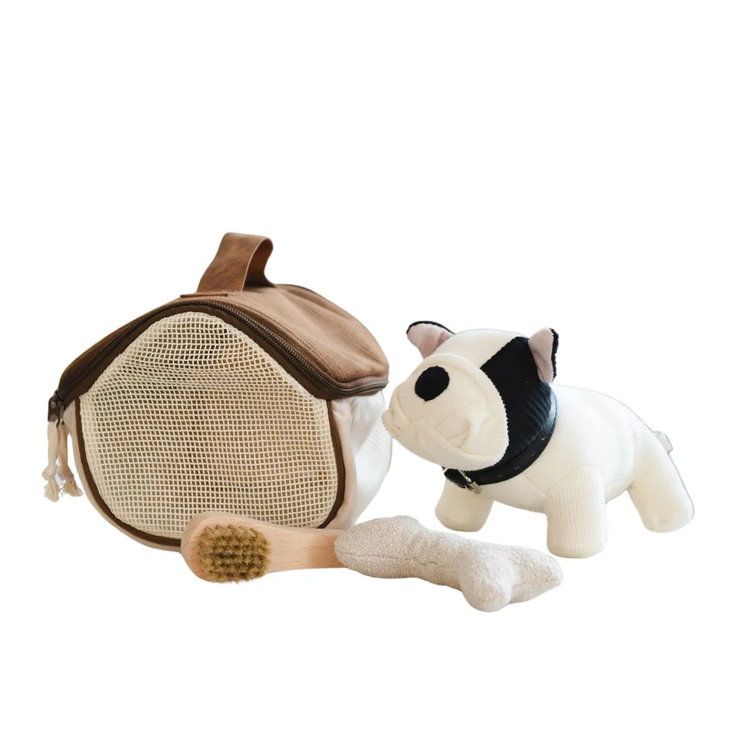Barkley Puppy & House by Little Lamb Kind