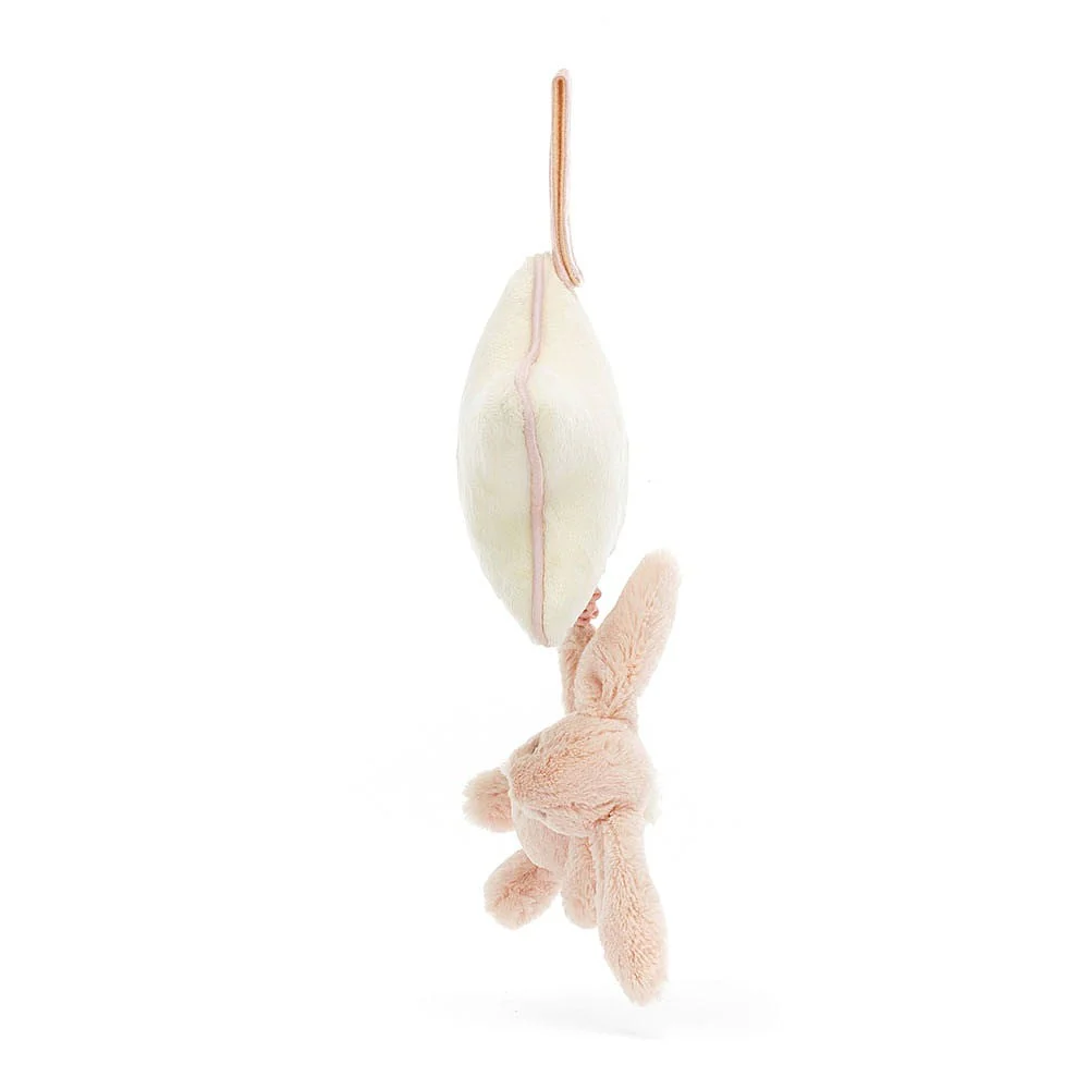 Bashful Blush Bunny Musical Pull by Jellycat - Image 2