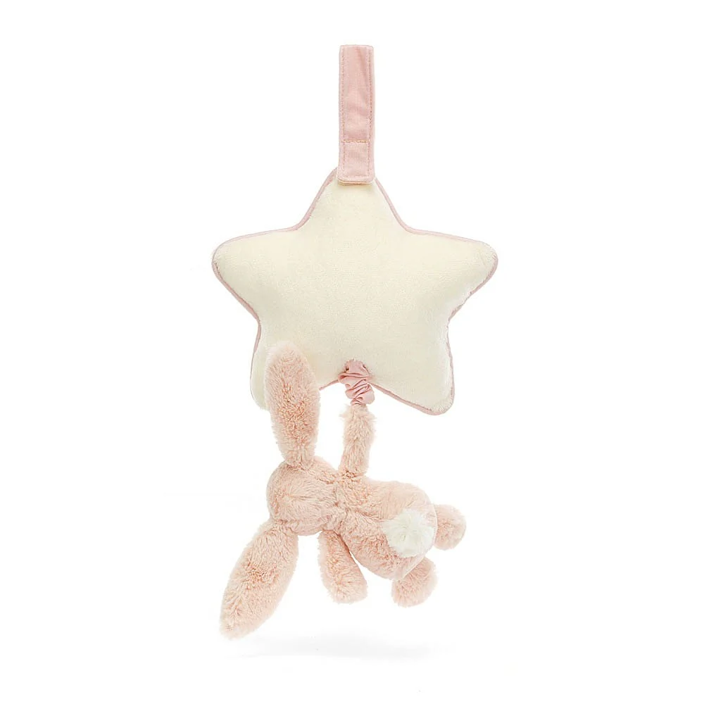 Bashful Blush Bunny Musical Pull by Jellycat - Image 3