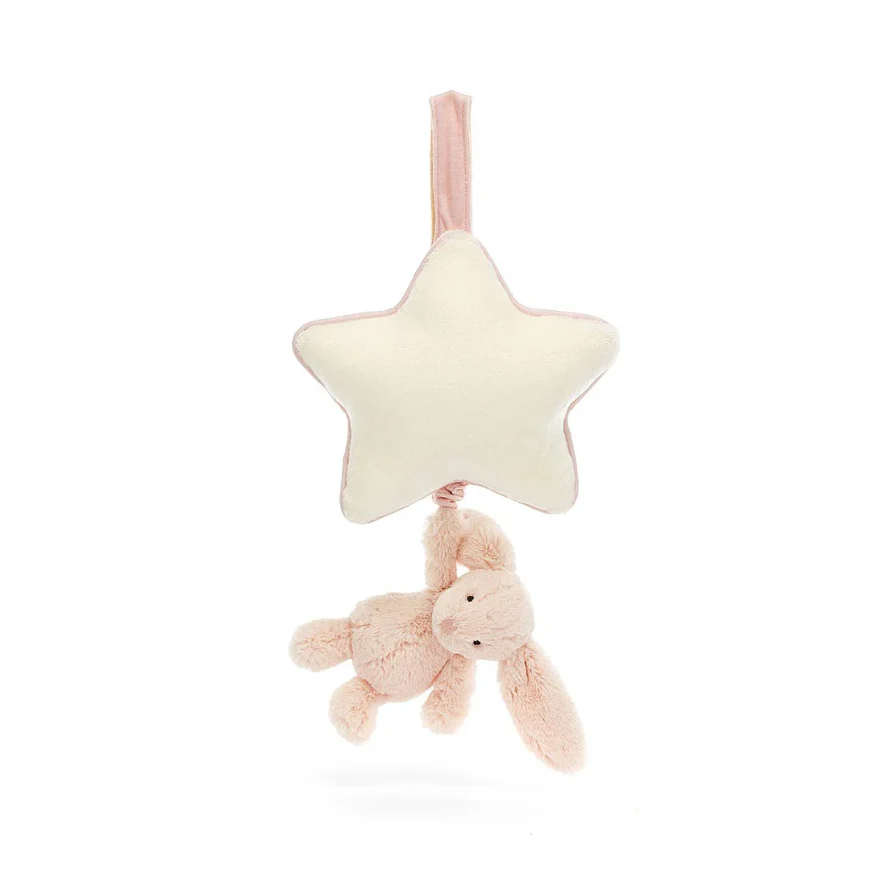 Bashful Blush Bunny Musical Pull by Jellycat - Image 4