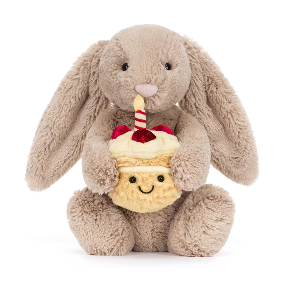 Bashful Beige Bunny Birthday by Jellycat - Image 5