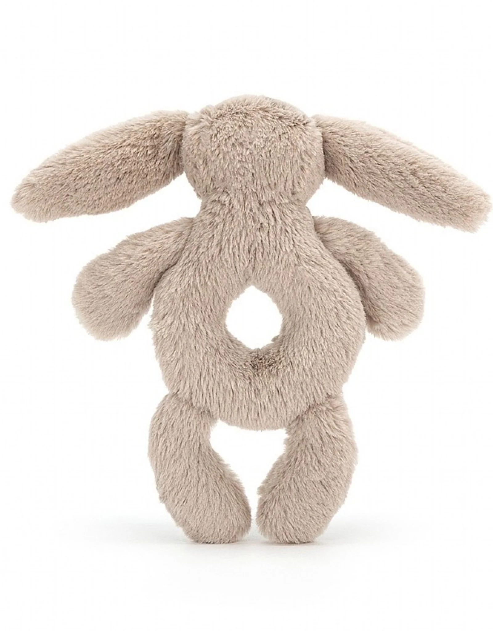 Bashful Beige Bunny Ring Rattle by Jellycat - Image 3
