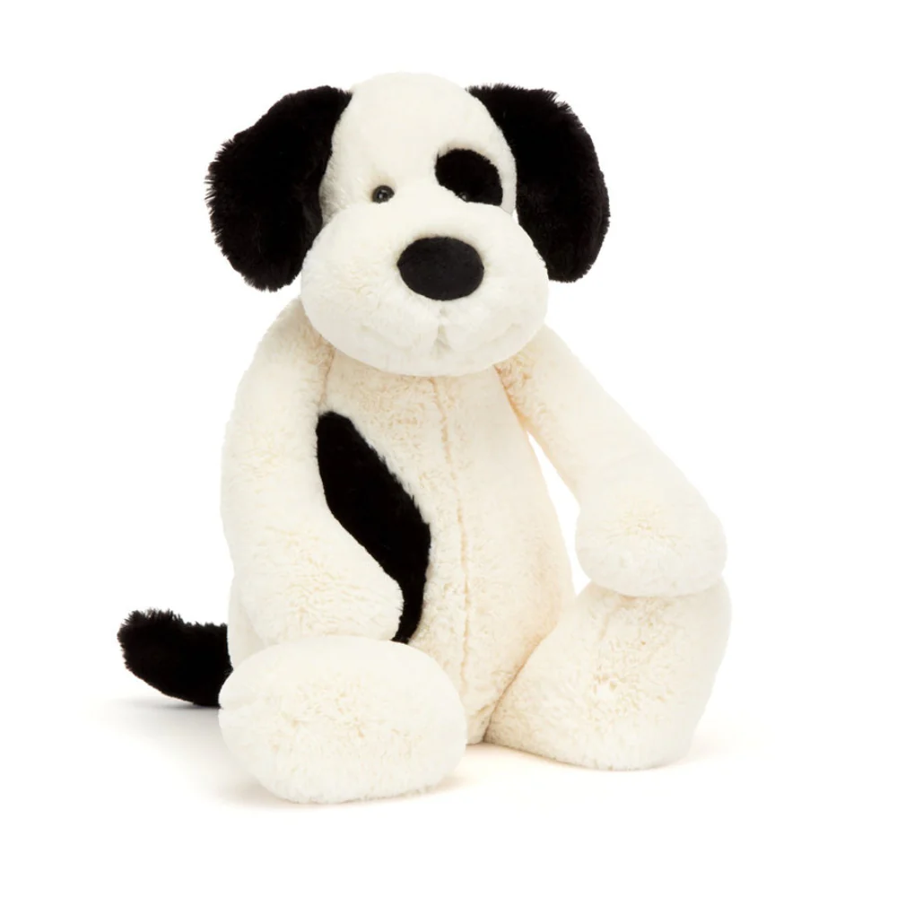 Bashful Black & Cream Puppy - Really Big by Jellycat