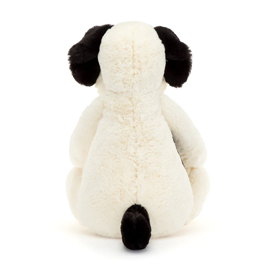 Bashful Black & Cream Puppy - Really Big by Jellycat - Image 4