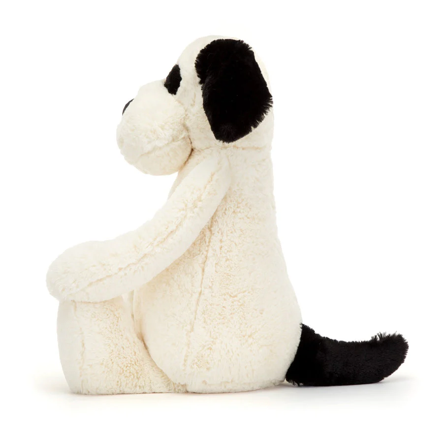 Bashful Black & Cream Puppy - Really Big by Jellycat - Image 5