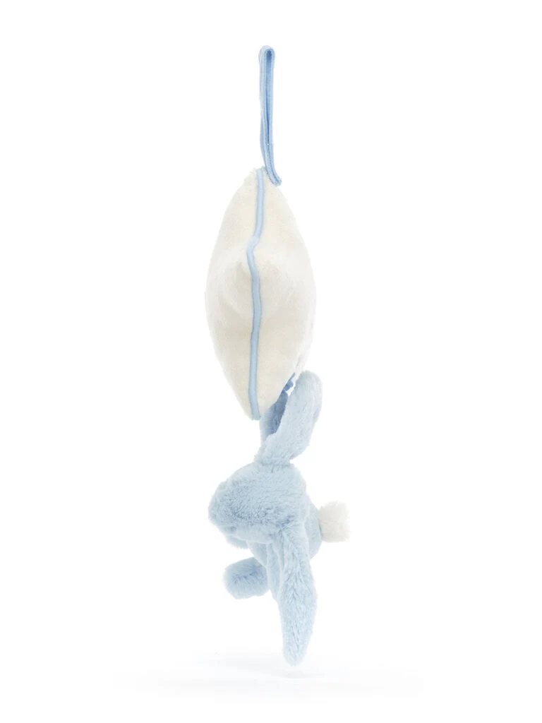 Bashful Blue Bunny Musical Pull by Jellycat - Image 2