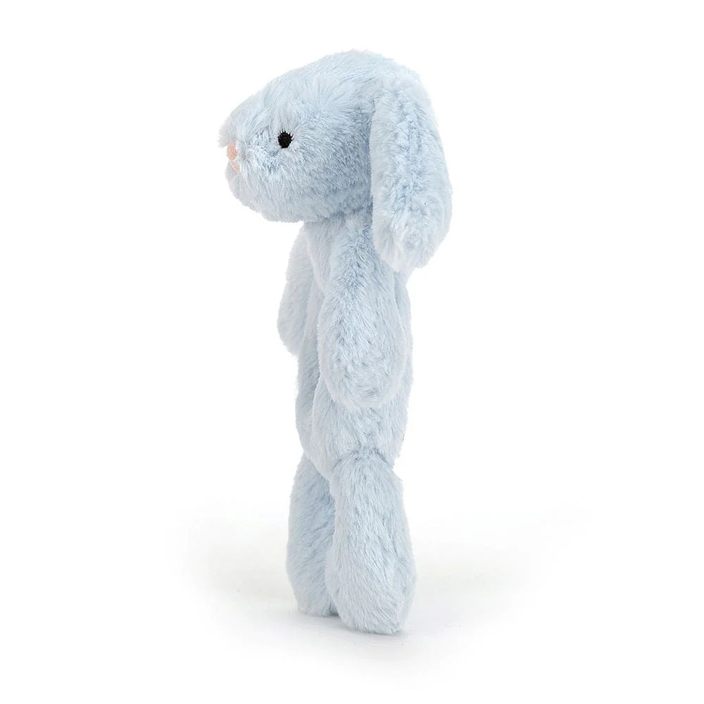 Bashful Blue Bunny Ring Rattle by Jellycat - Image 2