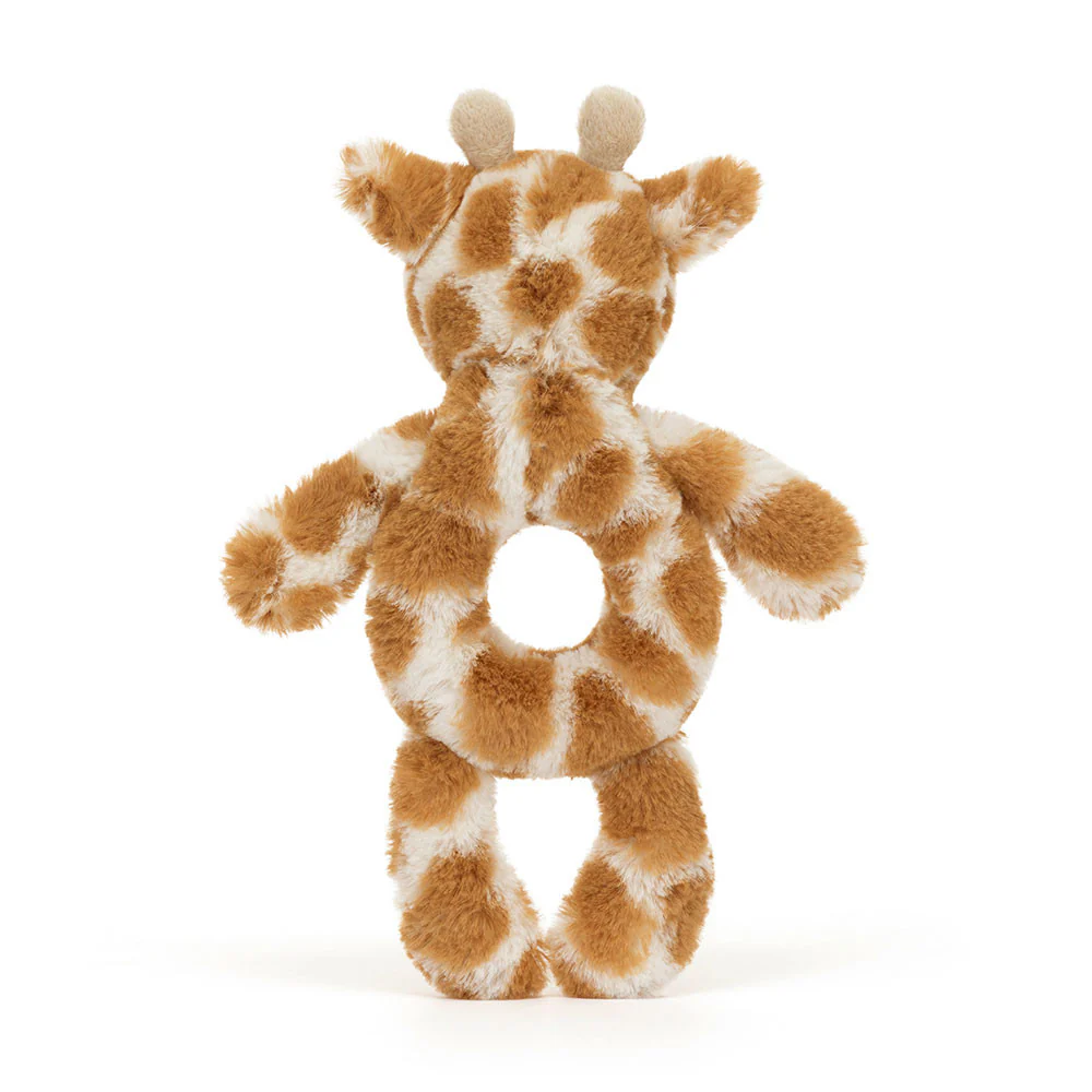 Bashful Giraffe Ring Rattle by Jellycat - Image 3