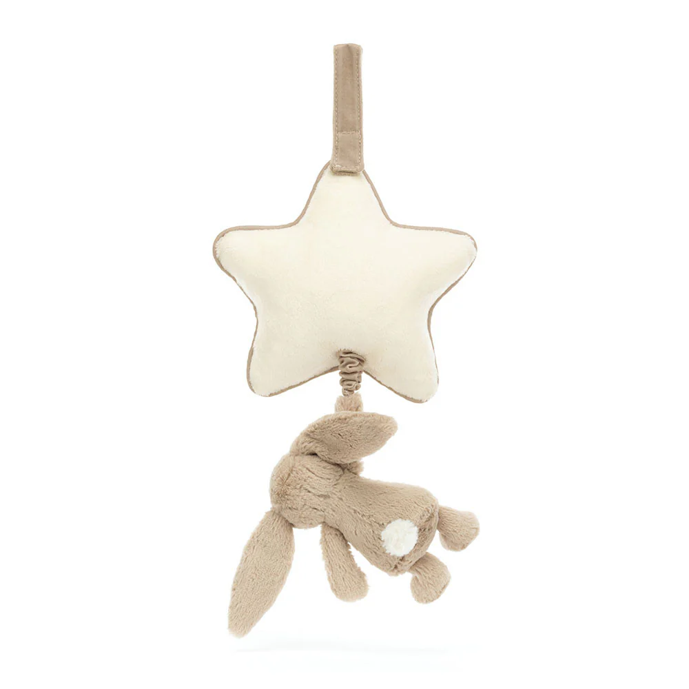 Bashful Grey Bunny Musical Pull by Jellycat - Image 3