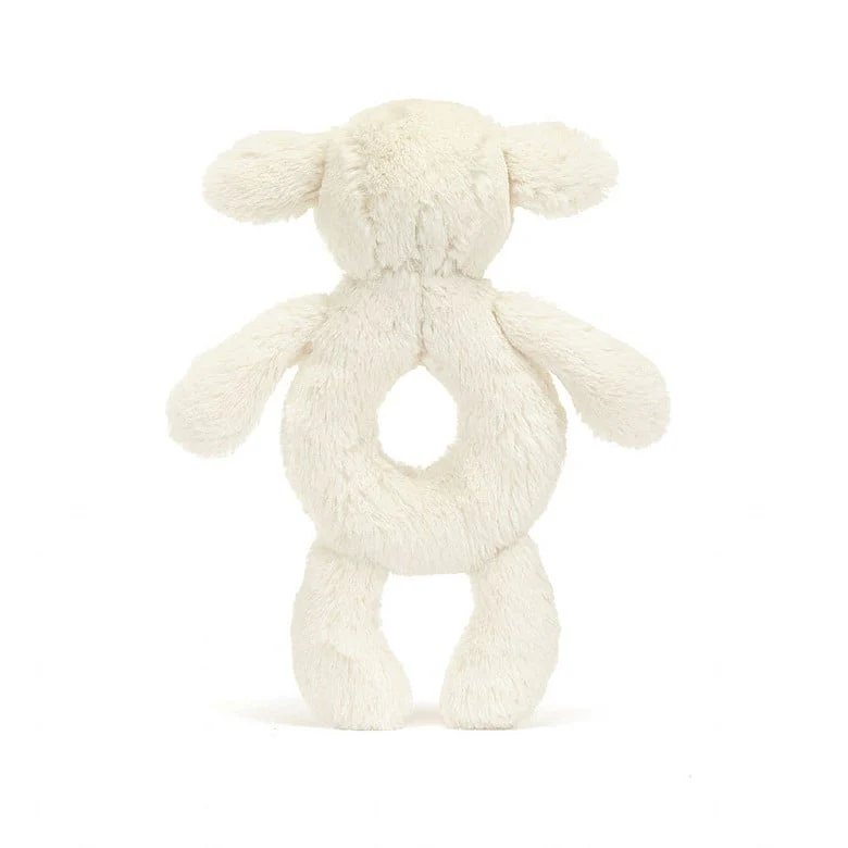Bashful Lamb Ring Rattle by Jellycat - Image 3