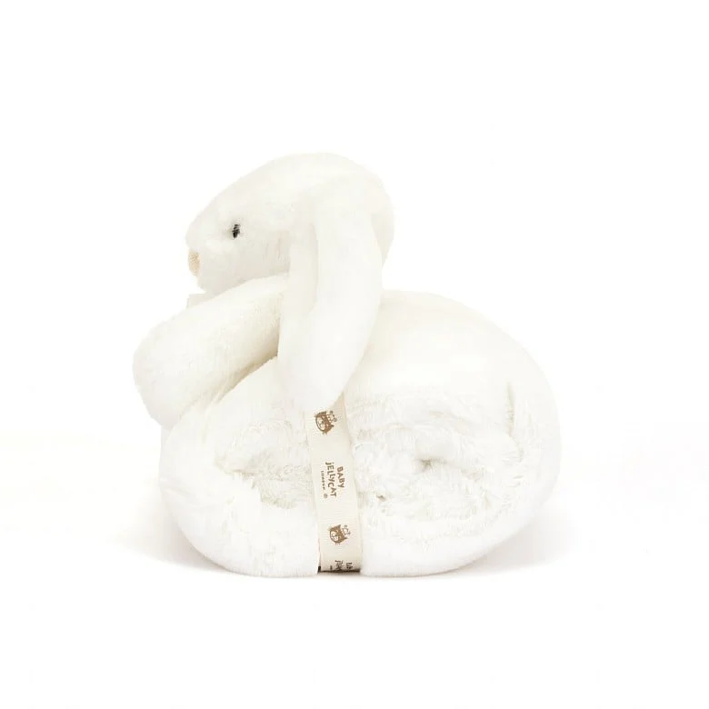 Bashful Luxe Bunny Luna Blankie in Gift Box by Jellycat - Image 4