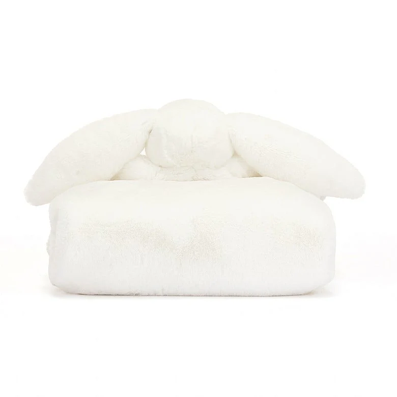 Bashful Luxe Bunny Luna Blankie in Gift Box by Jellycat - Image 5
