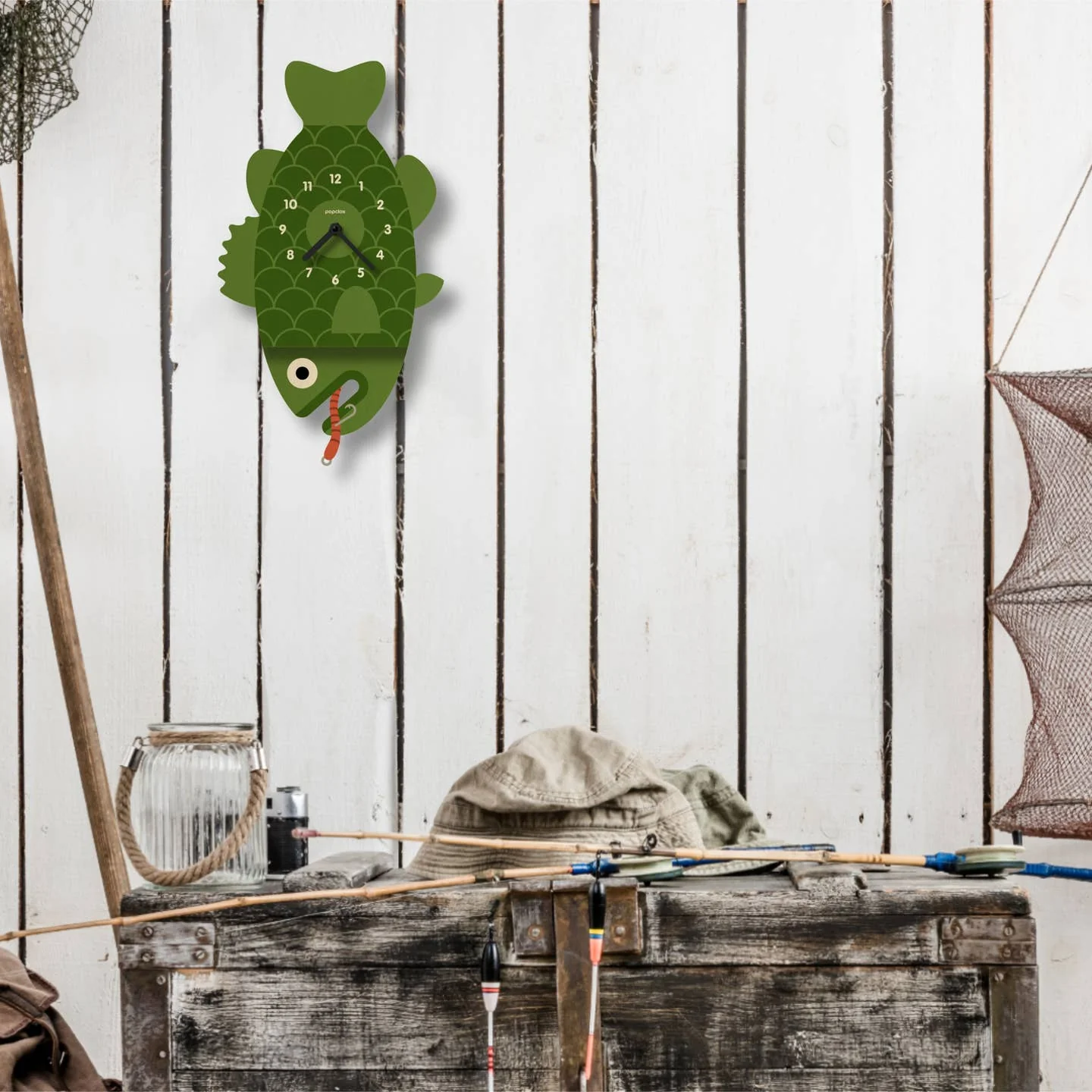 Bass Wood Pendulum Clock by Popclox - Image 3