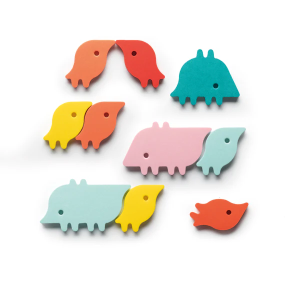 Bath Puzzle - Animal Parade by Quut Toys - Image 3
