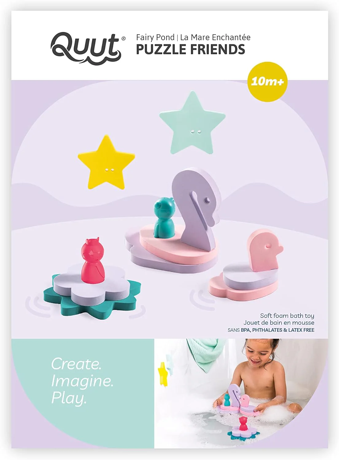 Bath Puzzle Friends - Fairy Pond by Quut Toys