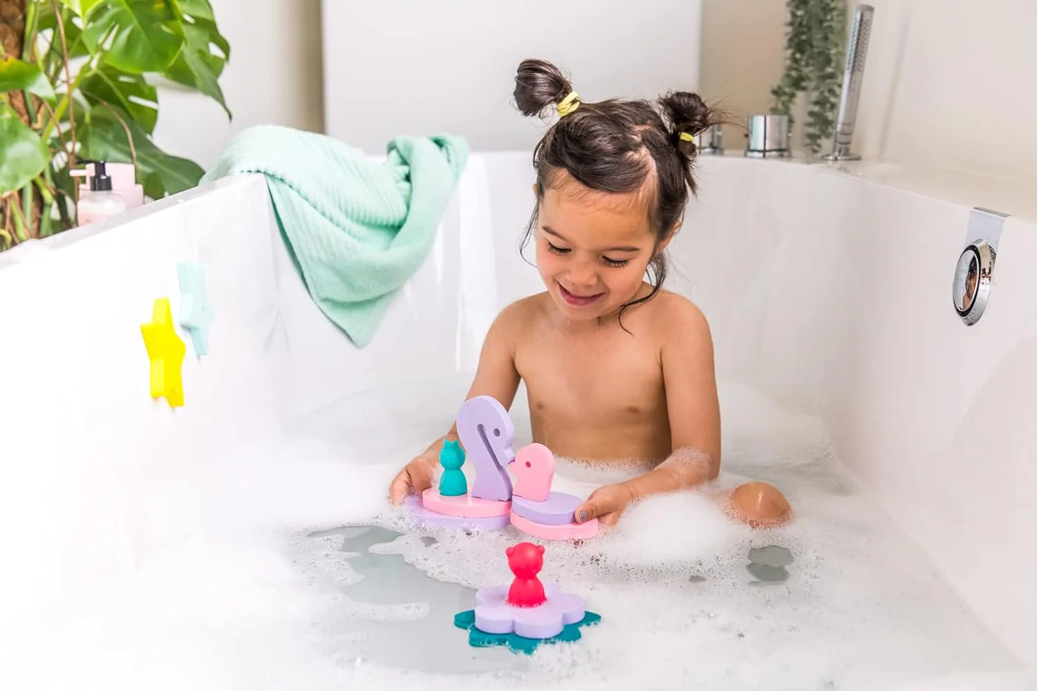 Bath Puzzle Friends - Fairy Pond by Quut Toys - Image 2