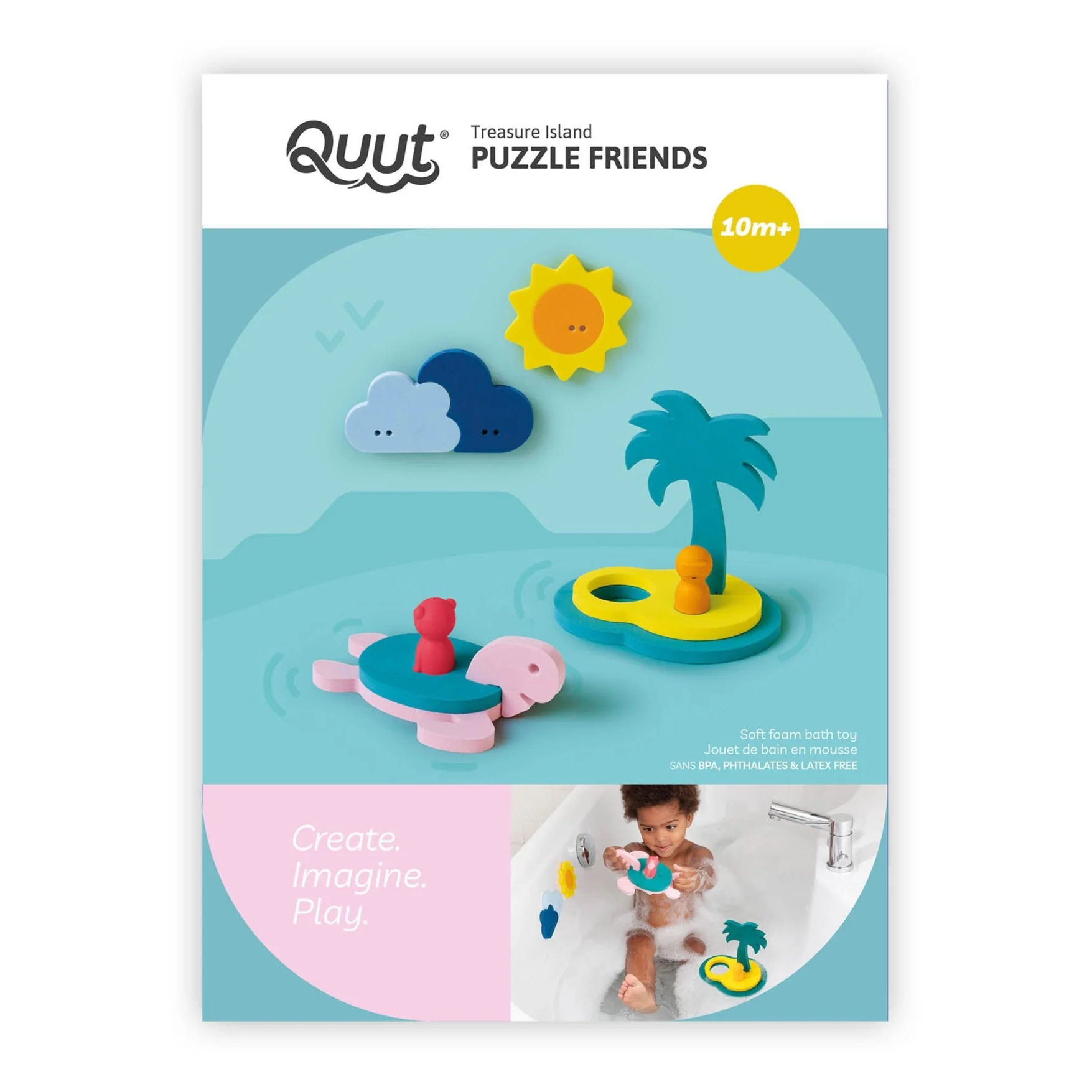Bath Puzzle Friends - Treasure Island by Quut Toys - Image 2