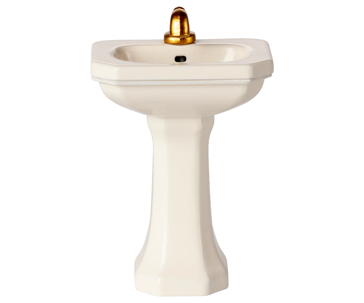 Bathroom Sink, Mouse - Off White by Maileg - Image 3