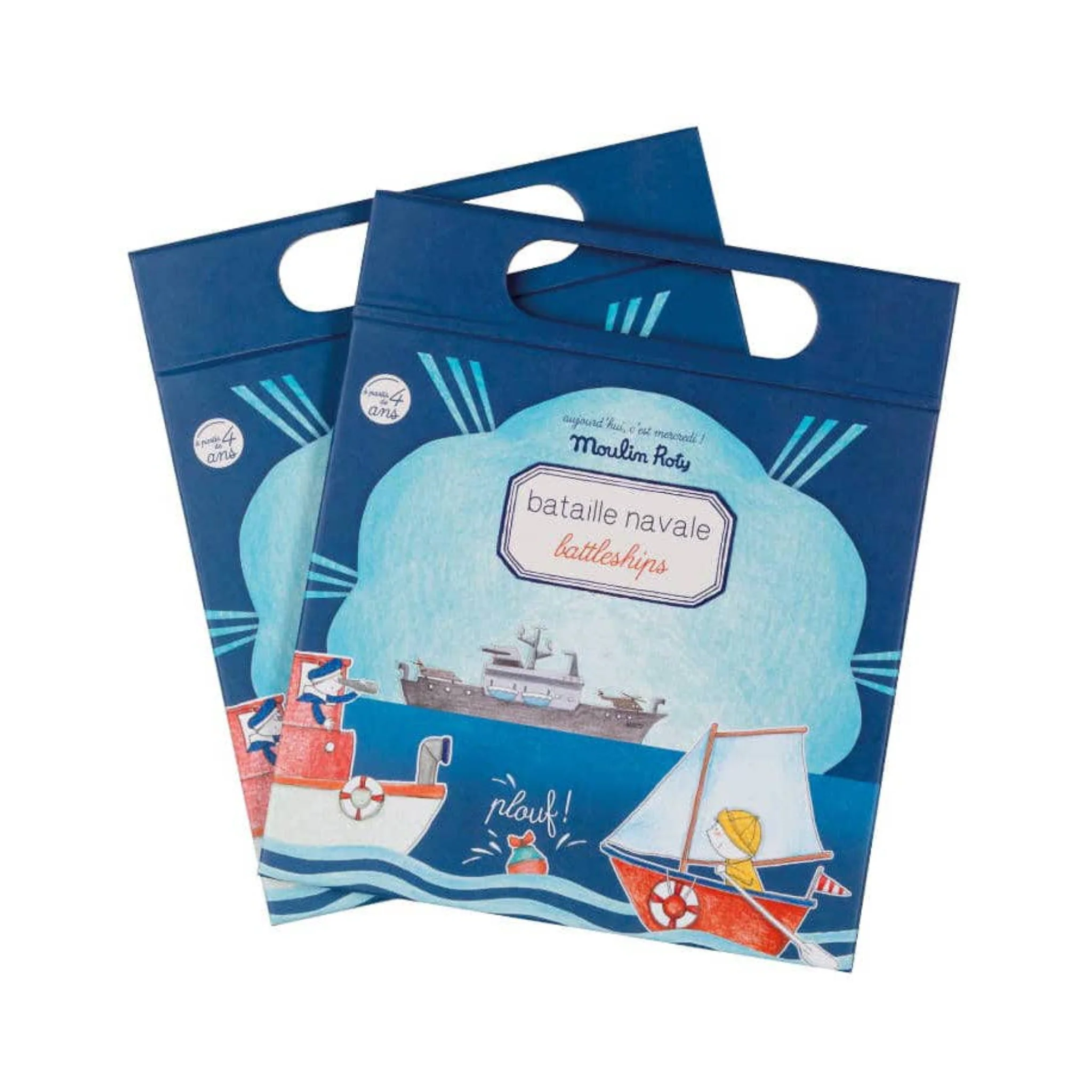 Battleships Magnetic Board Game by Moulin Roty